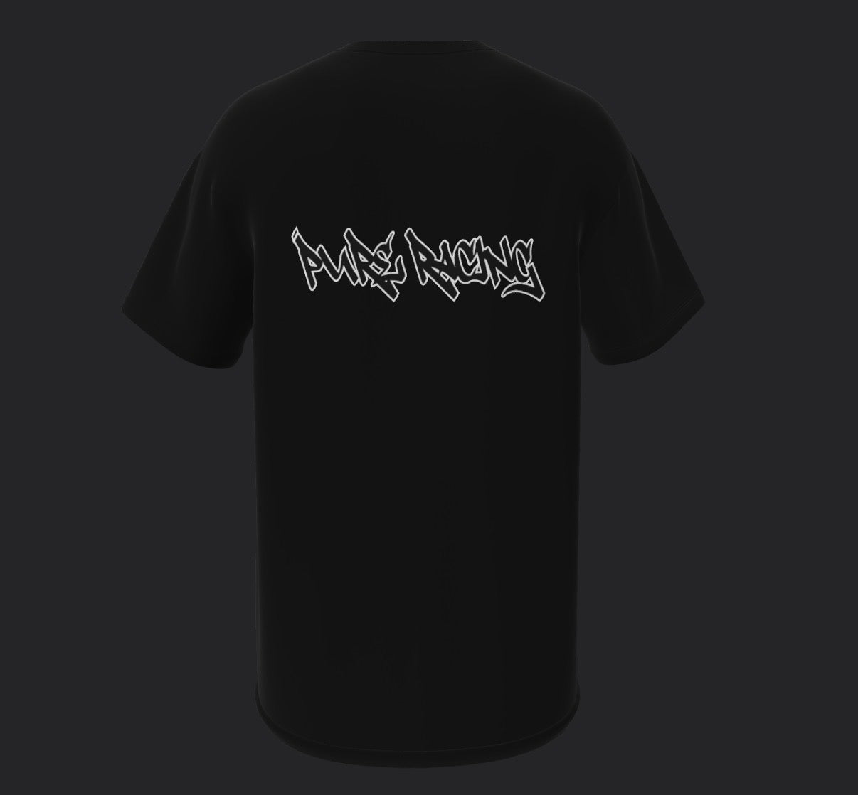 Black pure racing tee