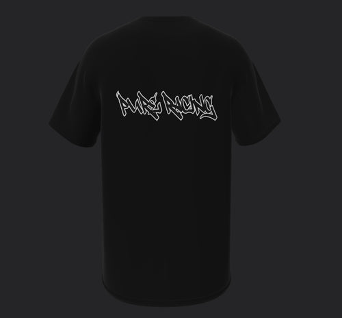 Black pure racing tee