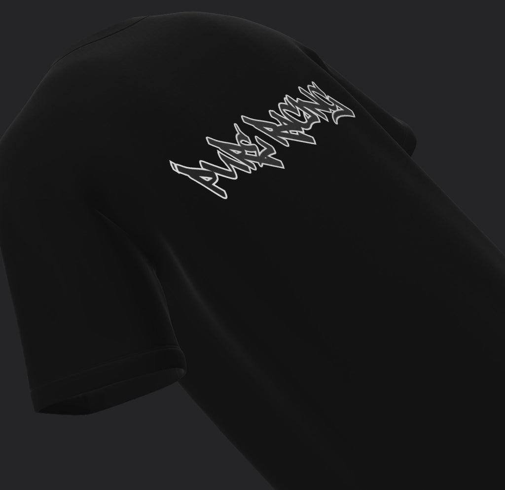 Black pure racing tee