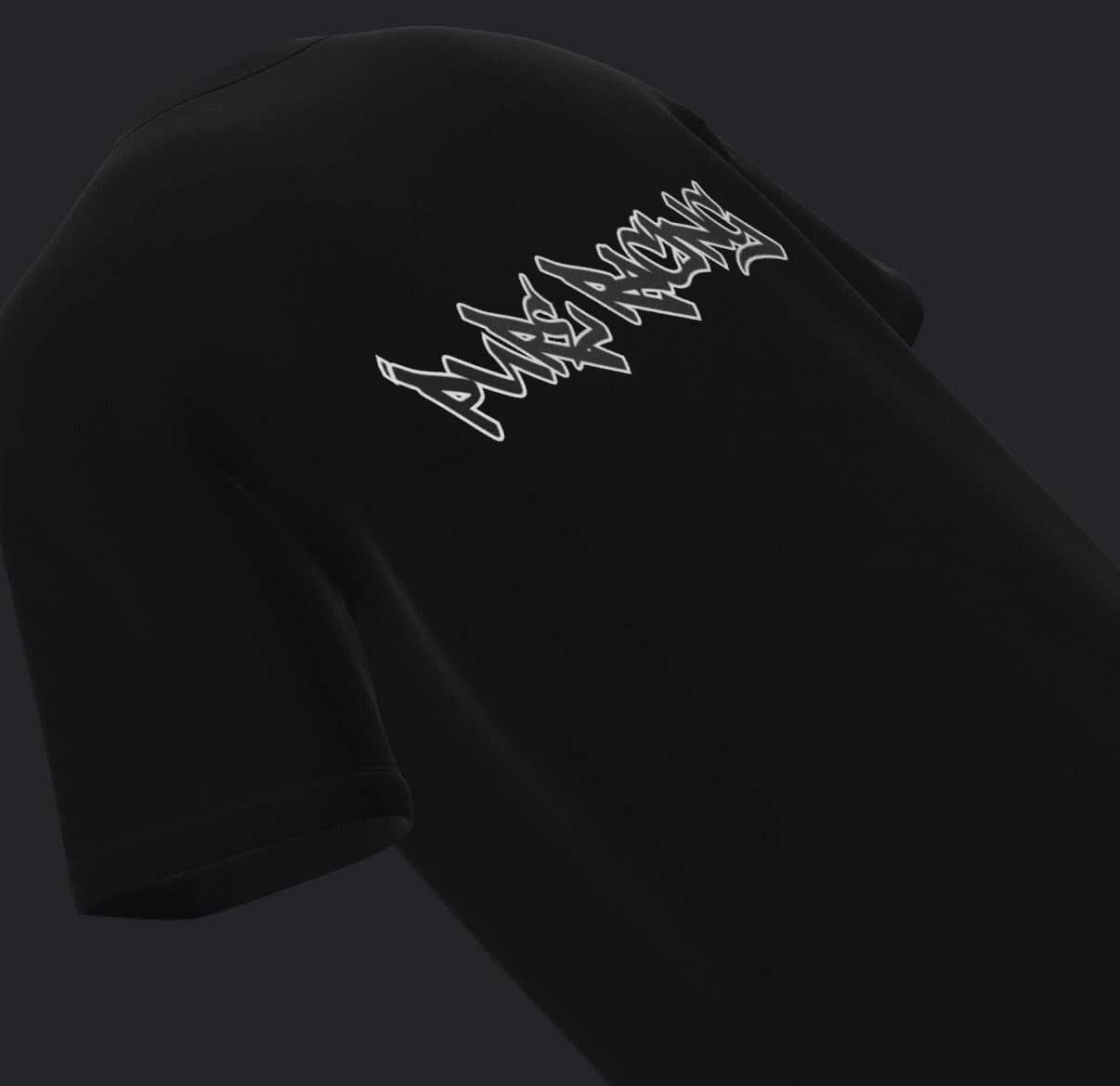 Black pure racing tee