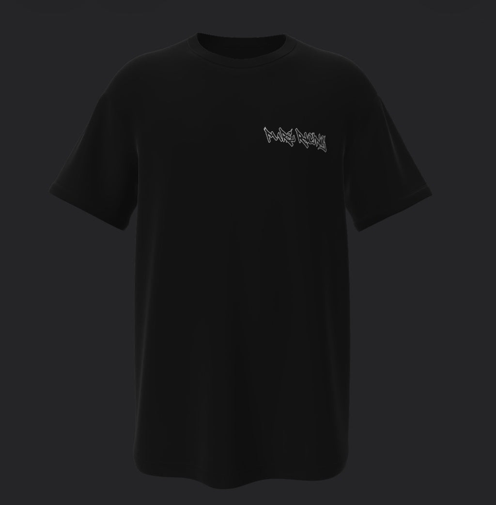 Black pure racing tee