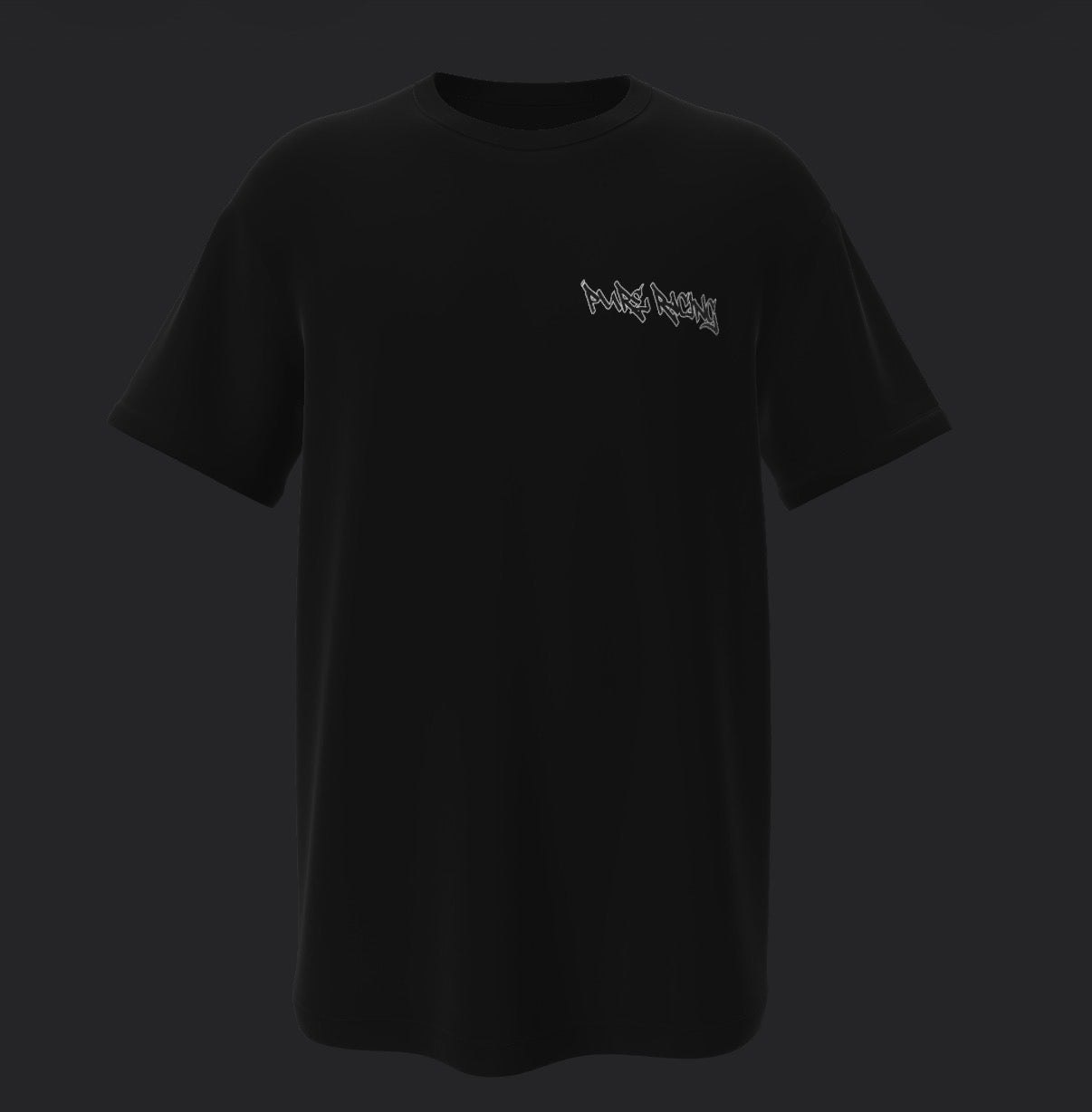 Black pure racing tee