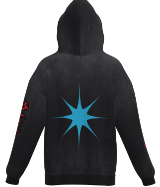 Pure Racing Zip Up Hoodie Sun Faded