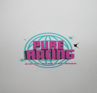 Pure racing high quality stickers