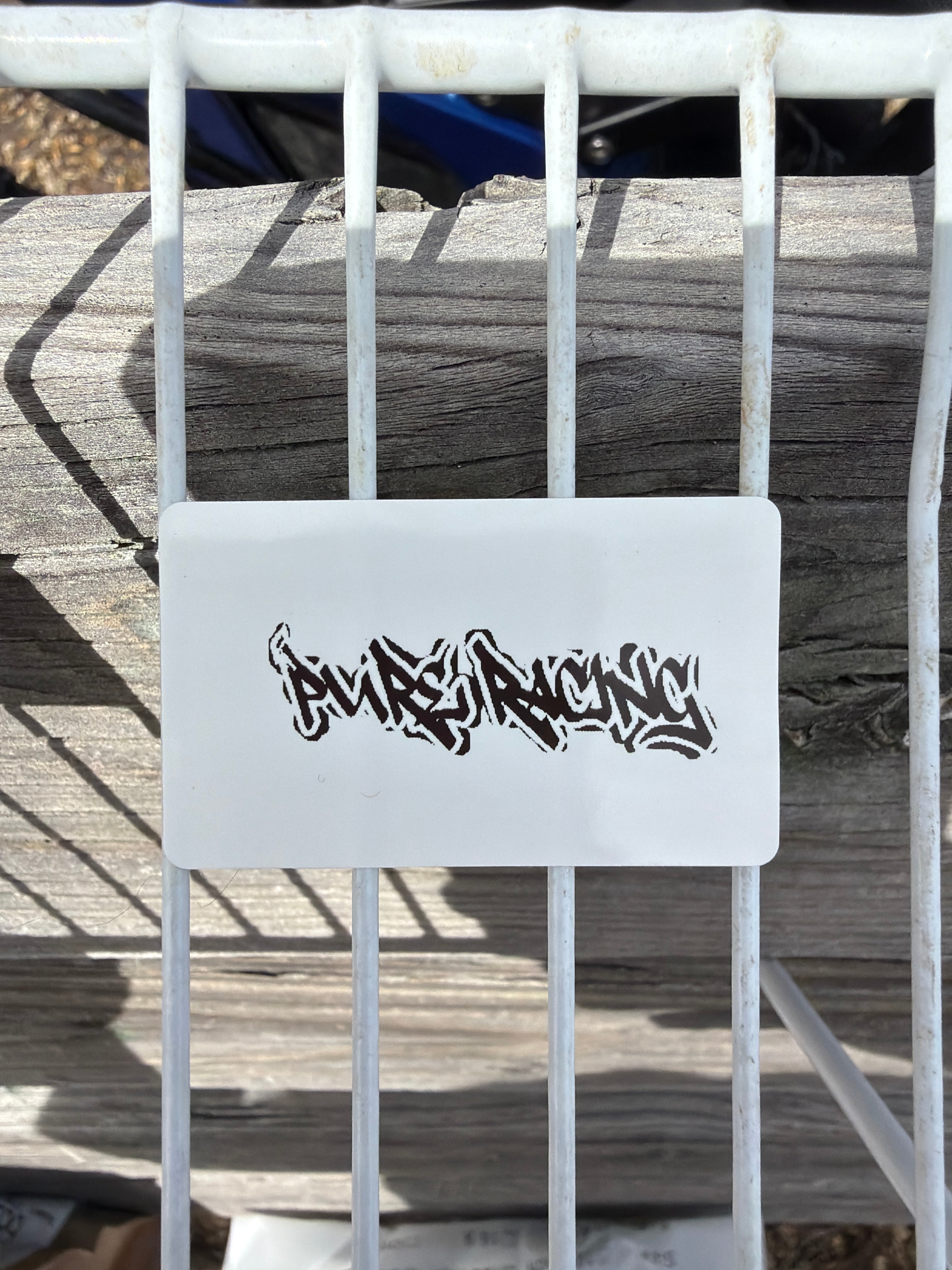 Pure racing high quality stickers
